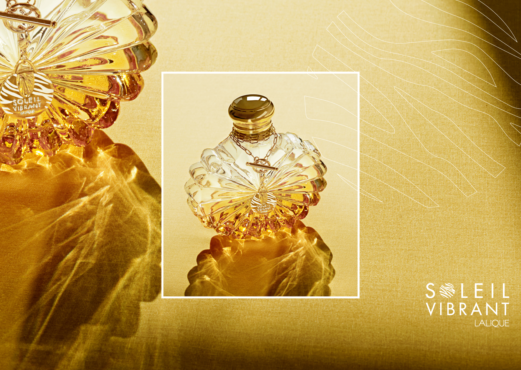 Soleil vibrant Lalique flacon parfum