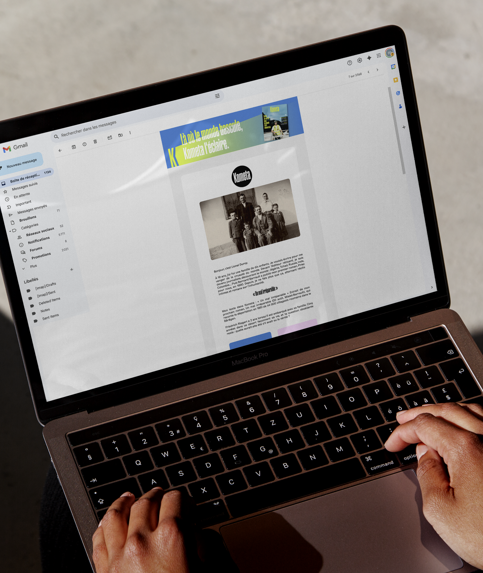 campagne newsletter magazine kometa