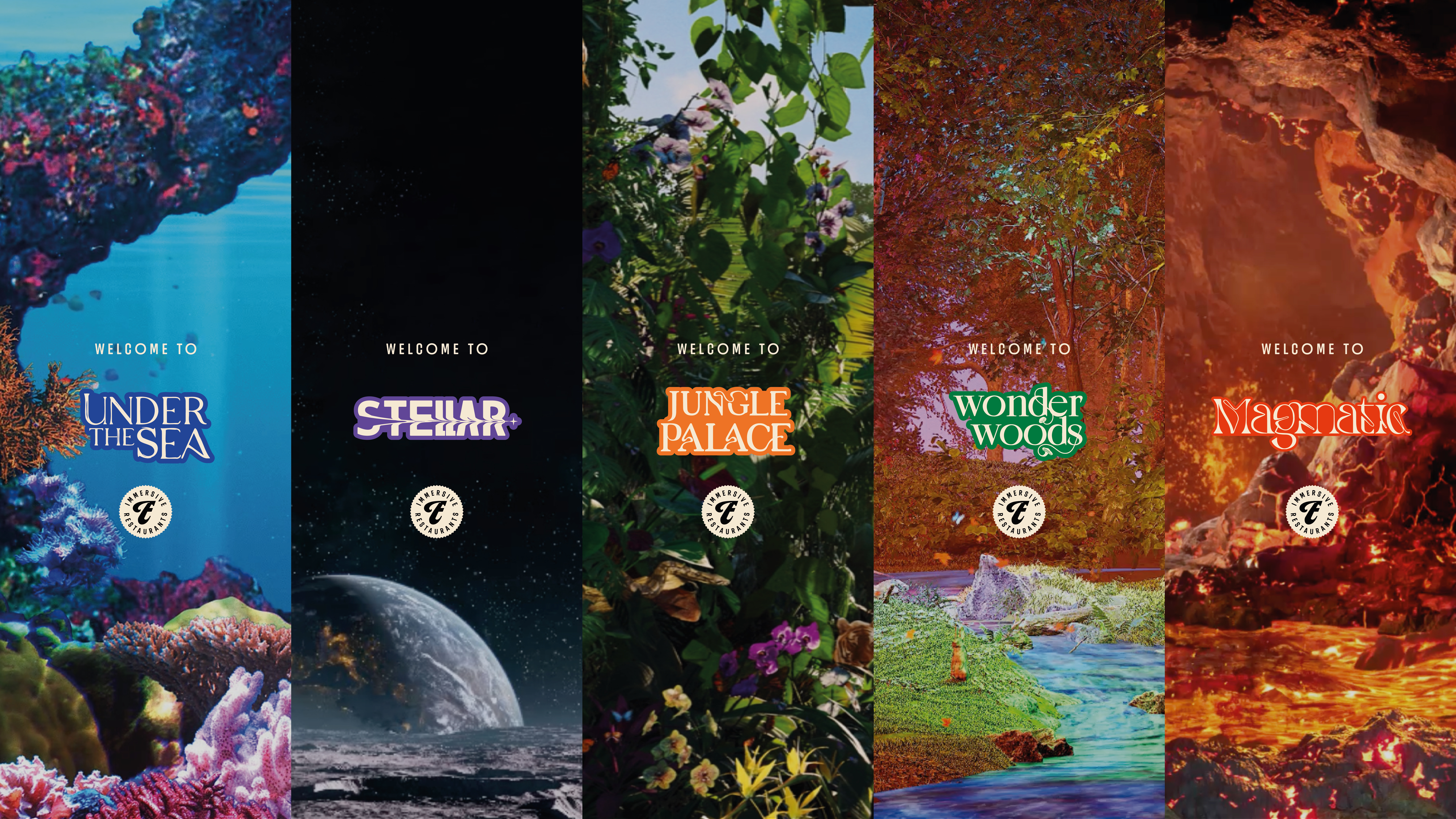 architecture de marque EPHEMERA immersive restaurants