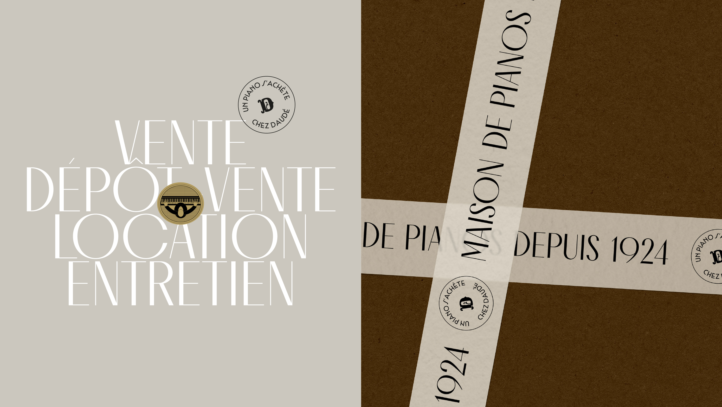 pianos daudé identité visuelle