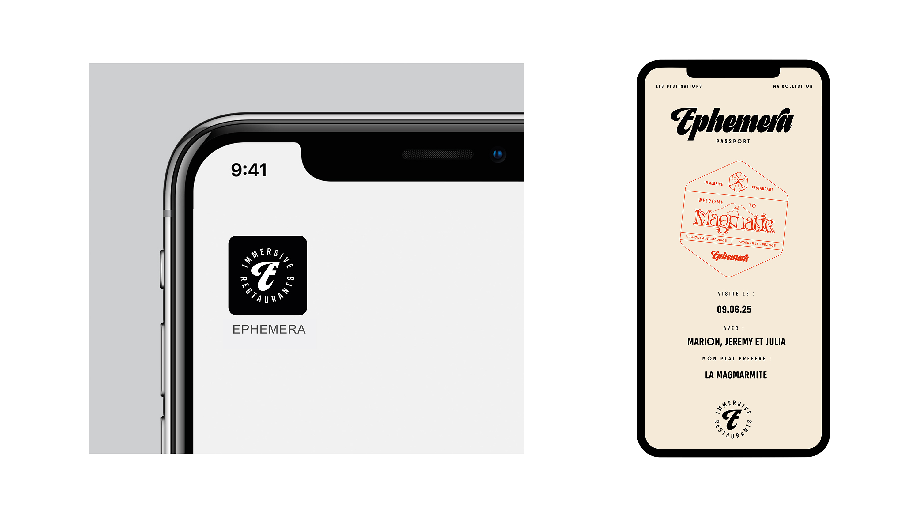 ephemera passport restaurant